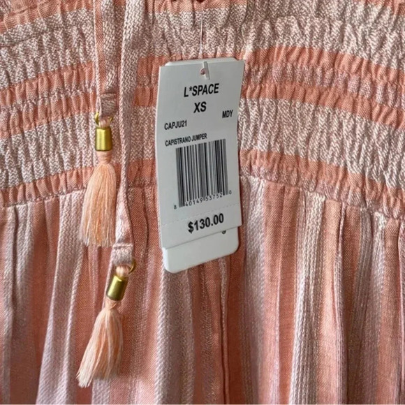 L Space Striped Cover-Up Jumpsuit XS - Picture 10 of 10